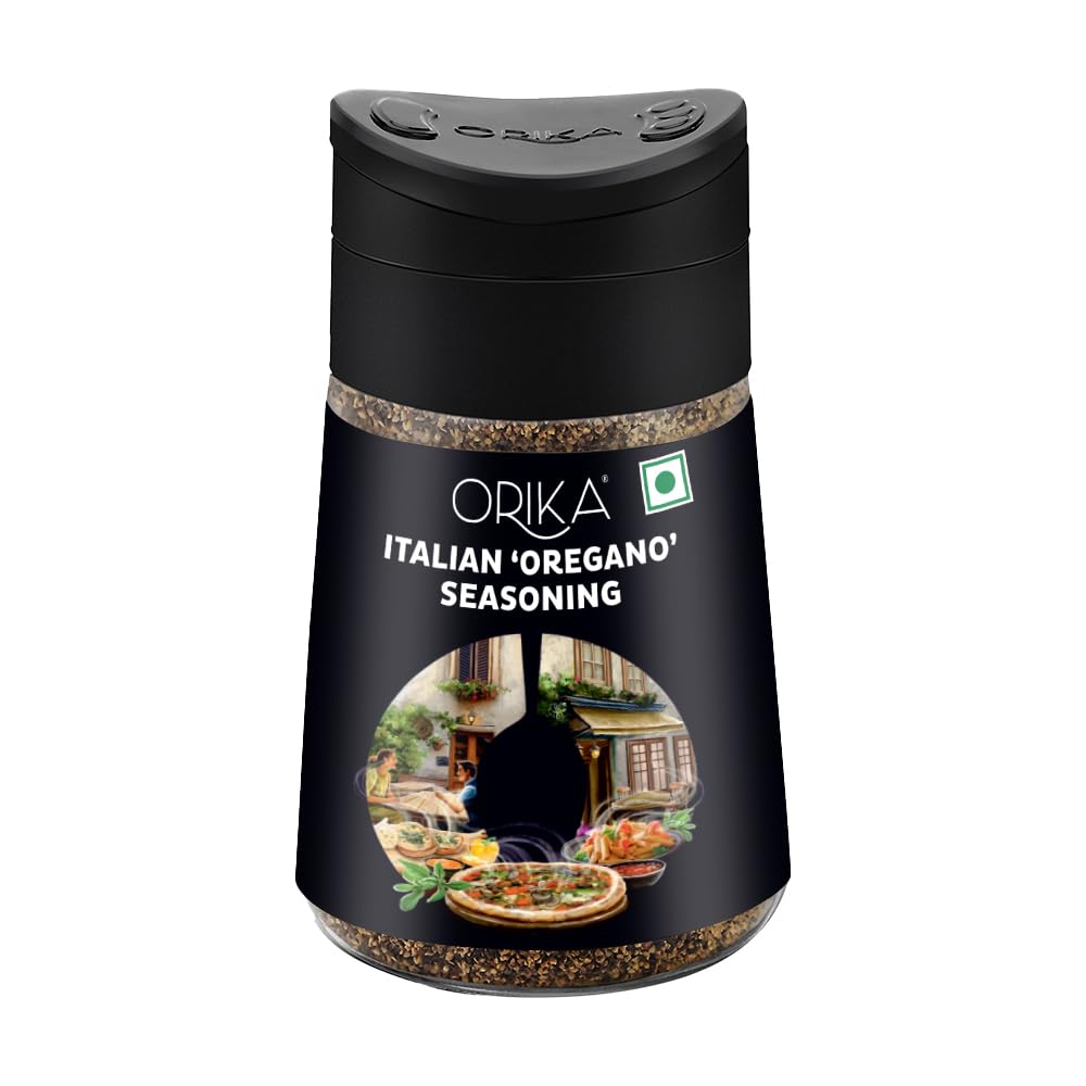 Orika Italian Seasoning 75g | Oregano Seasoning For Pizza, Pasta, Garlic Bread & Italian Food | Classic Blend Of Italian Mixed Herbs | Moisture Resistant Sprinkler Jar | No Artificial Flavours and