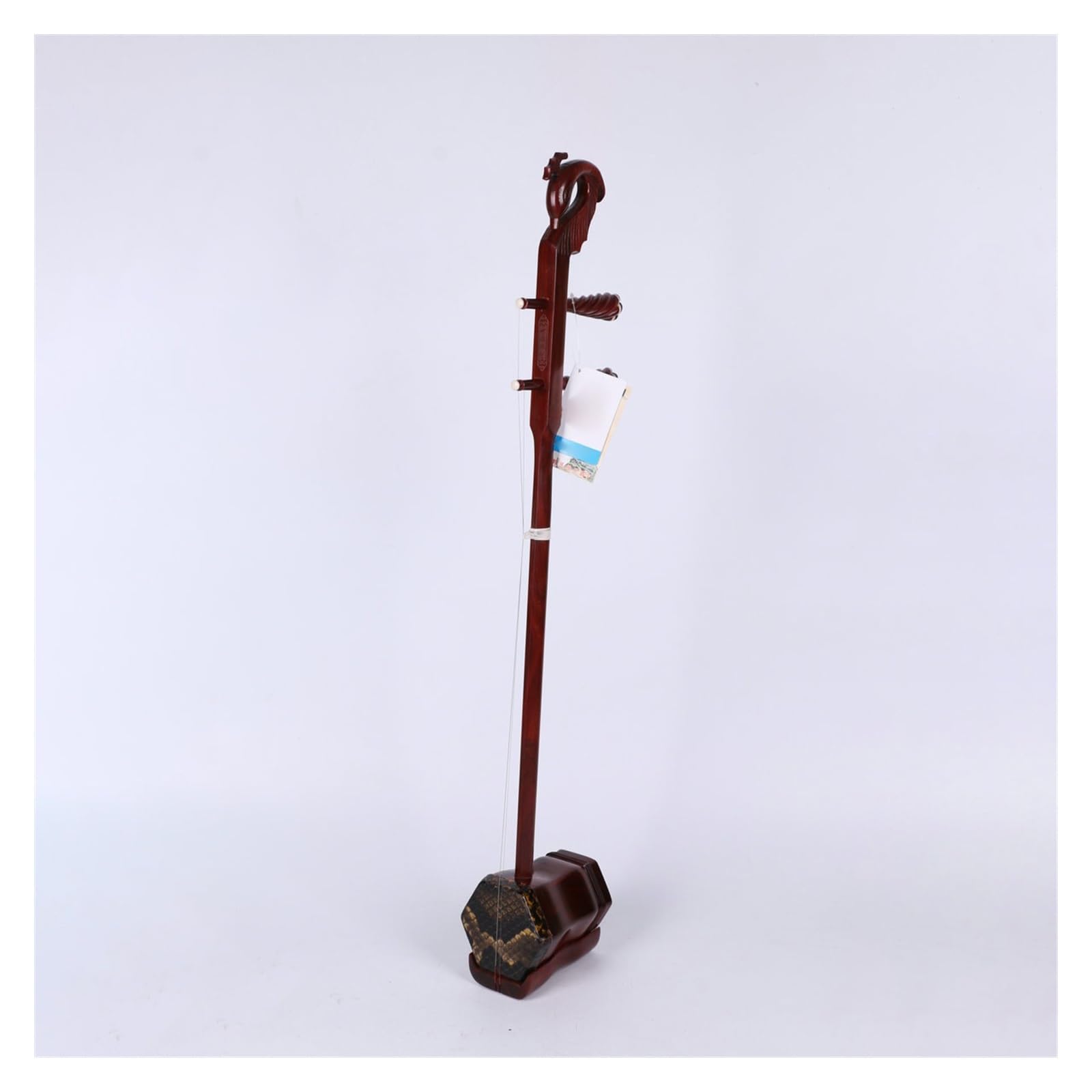 Instrument Erhu Ethnique Classique Fait À La Main En Bois De Rose Hexagonal Avec Ensemble Complet D'accessoires Professionnel Erhu