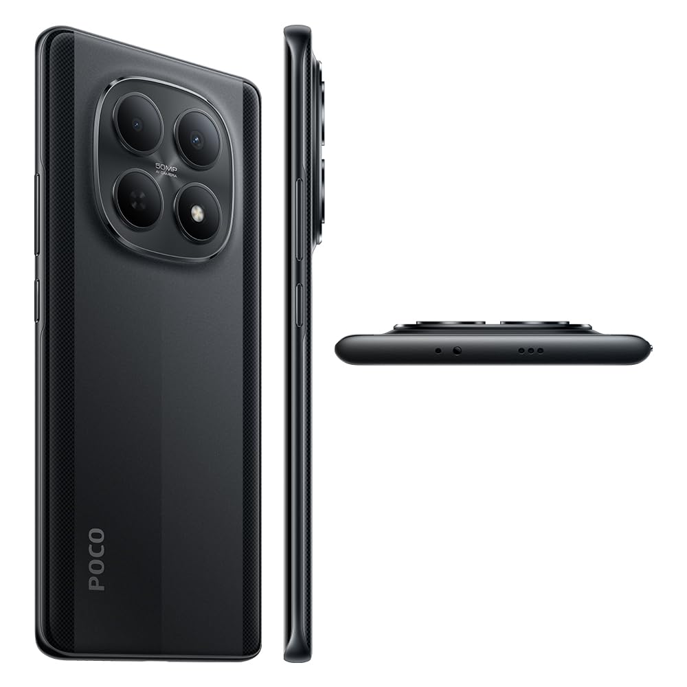 XIAOMI POCO M8 5G 8GB+256GB Smartphone – Snapdragon 6 Gen 3, Display 6.77" Flow AMOLED 120Hz, 5520mAh + Ricarica 45W, Fotocamere 50MP+20MP, Nero (con caricatore incluso)