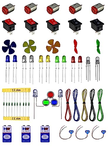 Mini Science Kit for School Children | Kit with 50 Components | Learning Educational Science Kit for Project/Assignment Creation… 2 51TAKkiF4RL