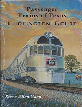 Hardcover Passenger Trains of Texas: Burlington Route Book