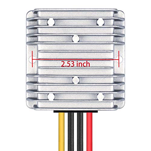 Image of DC 8V-40V to 13.8V 10A Automatic Buck Boost Converter Step Down /Up Regulator Voltage Reducer Converter Waterproof Regulated DC Power Supply for Golf Cart Club Car LED Light