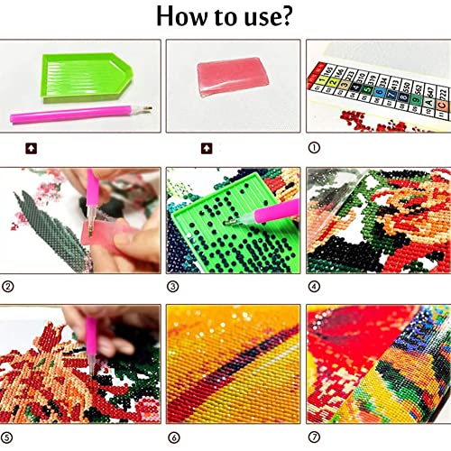 Super DIY 5D pittura diamante, 5D Diamond Painting...