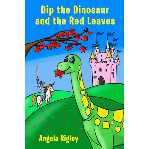 Dip the Dinosaur and the Red Leaves Audiolibro Por Angela Rigley arte de portada