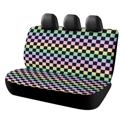 Housses de siège arrière pour camions et VUS en tissu respirant arc-en-ciel