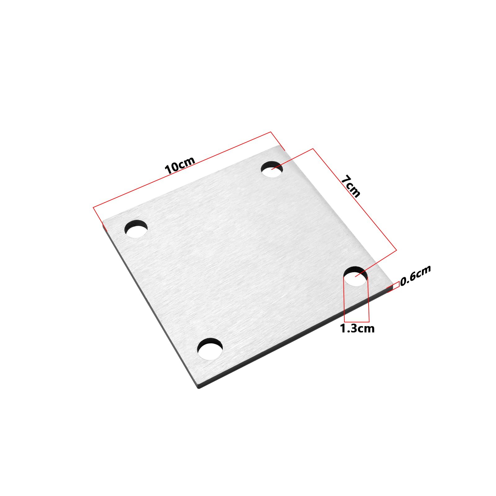 Lot de 25 goujons d'ancrage en acier inoxydable A2 M10 - Diamètre 10 mm - 70 MM