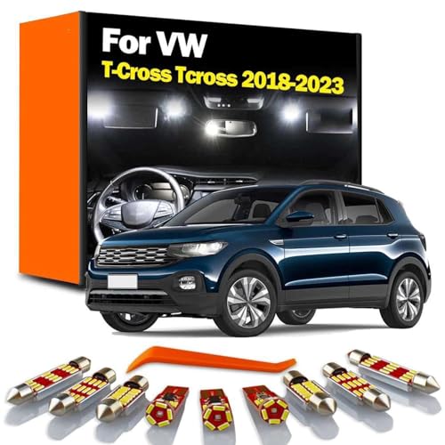 VW T-Cross Tcross 2018 2019 2020 2021 2022 2023 �p 9���� �ԓ�LED�}�b�v�h�[���g�����N���C�g�L�b�g