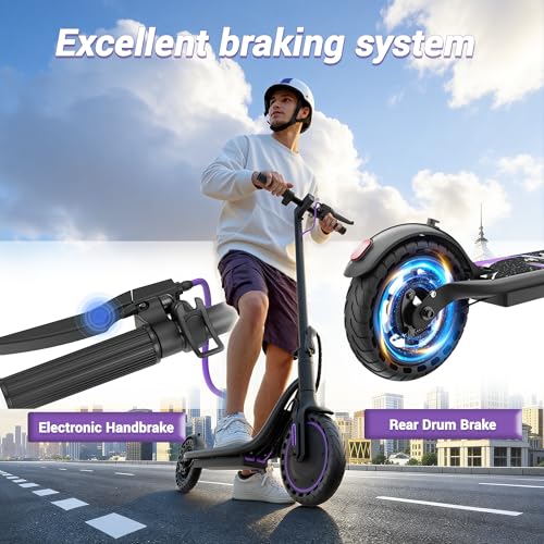 image for VOLPAM Electric Scooter for Adults, Max Speed 19MPH, Max 17 Miles Rang