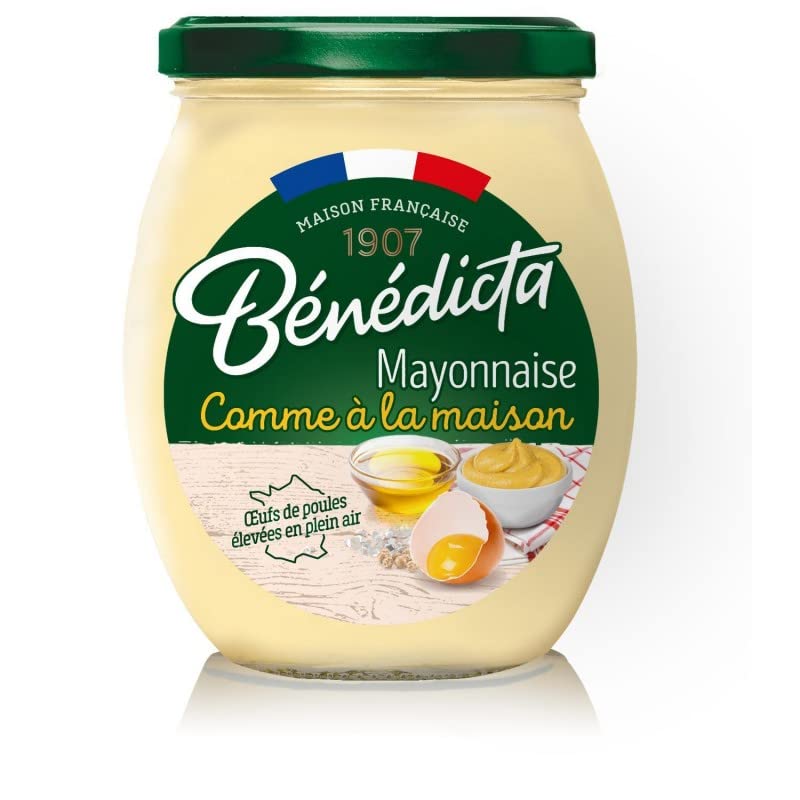 Mayonnaise Bénédicta Comme à la Maison bocal 255g sauce condiment lot 5
