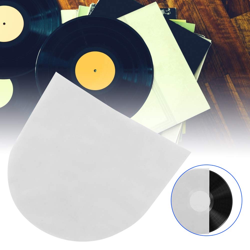 100 Pezzi Buste per Vinile 45 Giri, 7 Pollici Buste Antistatiche per Dischi in Vinile Custodia Protettiva per Dischi Vinile da 7 Pollici
