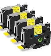 Labelife 18mm Label Tape Replacement for Brother P Touch TZe TZ Tape 18mm 0.7 Laminated TZe-641 T...