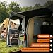 Imagen de RASHION Organizador de Almacenamiento para Puerta de Granero Compatible con VW T5 T6 Bolsa de Almacenamiento para Furgoneta Camper