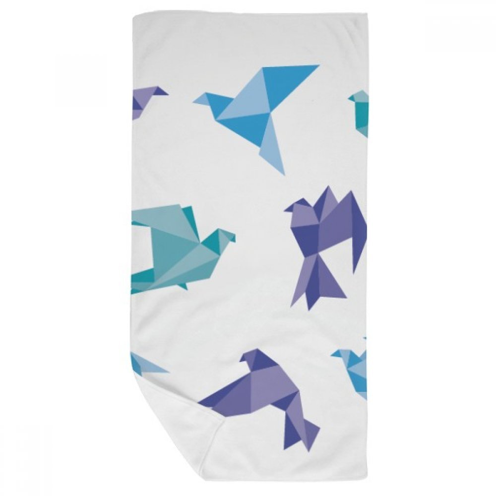 Serviette de bain origami pour le sport et le soin du visage au quotidien