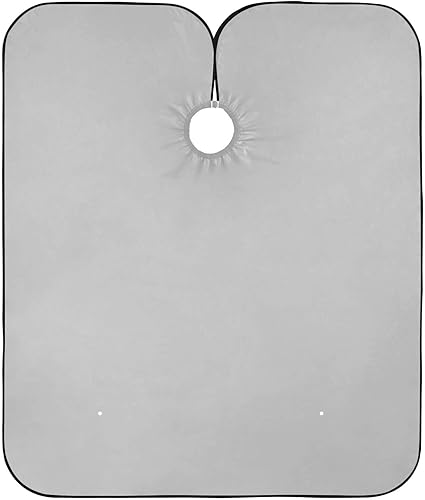 Silver Haircut Cloth Cape Professional Hair Cape, 64.9 x 55.1 Inches Salon Shampoo Cape