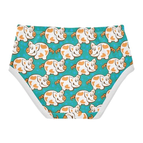 Girls' Underwear Cute Pig Cotton Stretch Comfort Toddler Panties2