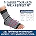 Pedifix FasciaFix Plantar Fasciitis Relief (Single) Sleeve – Arch and Heel Compression Support for Foot Pain, Heel Spurs, Flat Feet, Achilles Tendonitis Relief - Medium