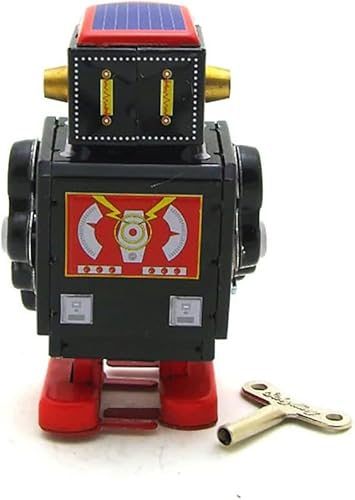 Miniatura 4 de Nostalgic Wind Up Toy MS517 Robot Tin Toys Vintage Collectible Kids Gift for Boys Girls Parent-Child Interaction