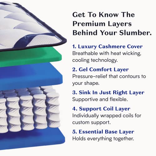 Dream-Cloud-14-Queen-Mattress-Gel-Memory-Foam-Luxury-Hybrid-Mattress-365-Night-Trial-5-Premium-Layers-CertiPUR-US-Certified