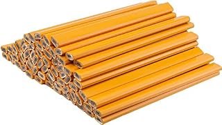 Yellow Carpenter Pencils – 72 Count Bulk Box - Ten Color Choices