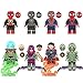 NBMNN 8 Super-héros série Spiderman série Loisirs Puzzle Figurines garçon Cadeau assemblé Blocs de Construction pour Enfants Jouets pour Enfants
