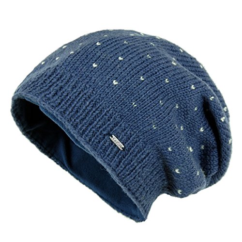 Preisvergleich Produktbild McRon Damen Gefütterte Beanie Wintermütze Lizzy Blau