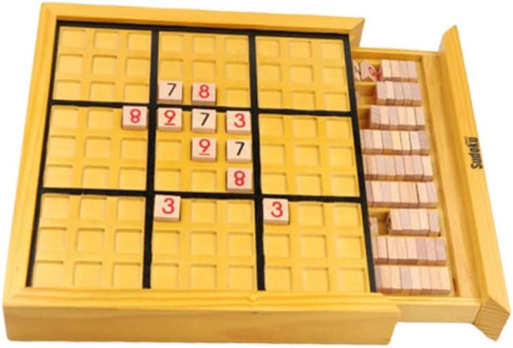 LIOOBO Intelligent Toy Puzzle Assemble Wooden Number Add up Sudoku Toys Logic Puzzles Adults Boys and Girls Board and Girls Game
