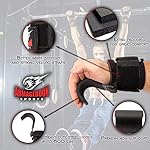 Premium Deadlift Straps, Weight Lifting Grips, Weight Lifting Hooks, Gym Grip Straps, Wrist Grips Weight Lifting, Pull Up Straps, Gym Hooks, Weight Grips, Hand Straps for Weight Lifting - Image 4