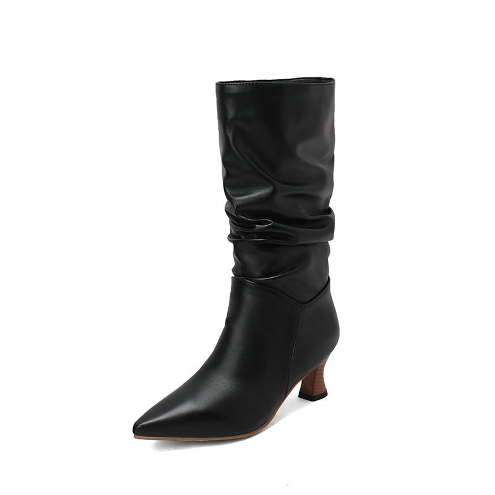 Botas de vaquero para mujer, botas de tacón alto con punta puntiaguda de tacón alto para mujer, botas de verano para mujer