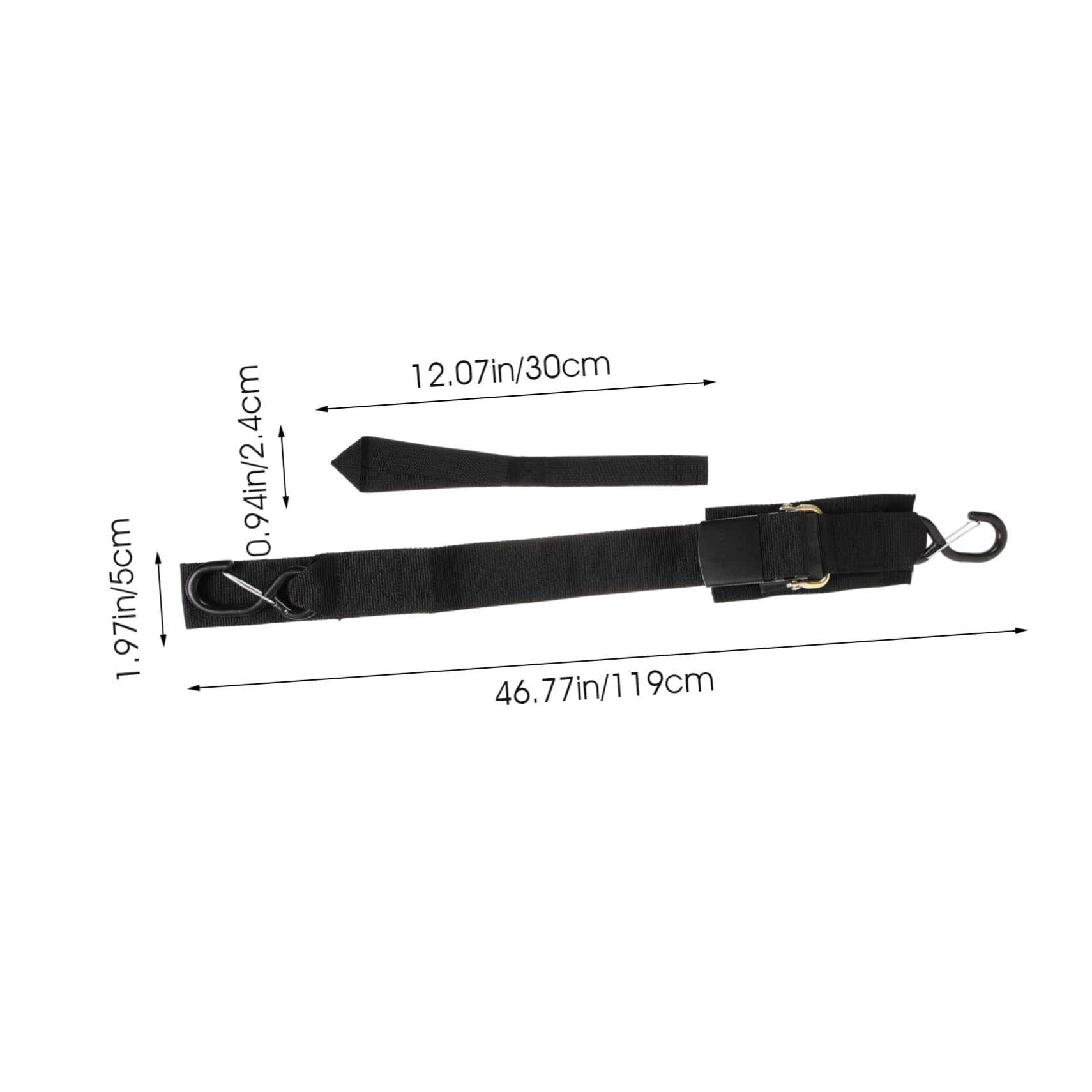 NAMOARLY Boat Tie Down Straps to Trailer 4pcs Nylon Boat Winch Straps Secure Binding Strap for Kayak