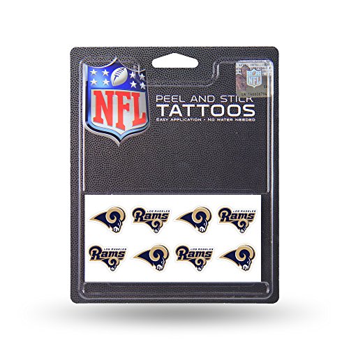 Rico Industries NFL Los Angeles Rams Face Tattoos