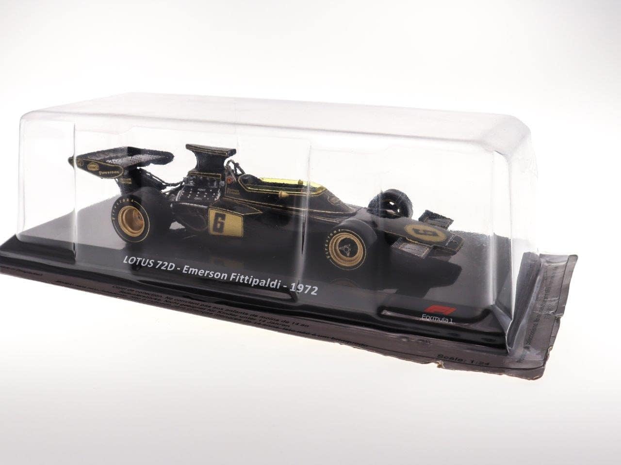 OPO 10 - Formula 1 car 1/24 Compatible with Lotus 72D - Emerson Fittipaldi - 1972 - OR026