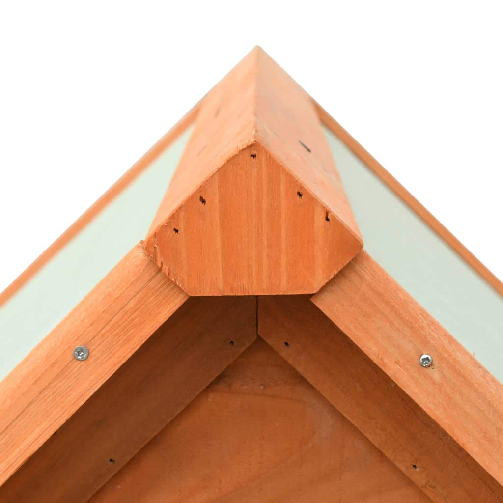 vidaXL Casa per cani in legno massello di pino e abete patio esterno in legno giardino grande gabbia per animali domestici cabina cuccia per cani forniture per animali domestici unità accessori