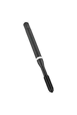 Dormer E201 Cobalt Steel Machine Straight Flute Threading Tap, Nitride Finish, Round with Square End Shank, Modified Bottoming Chamfer, M3-0.50mm Thread Size, 3.5mm Shank Diameter Pack of 1