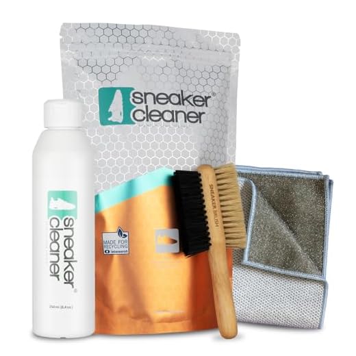 Sneaker Cleaner - kit de limpieza, 250ml de producto de limpieza with 2 cepillos para materiales sensibles e insensibles + 1 paño de microfibra