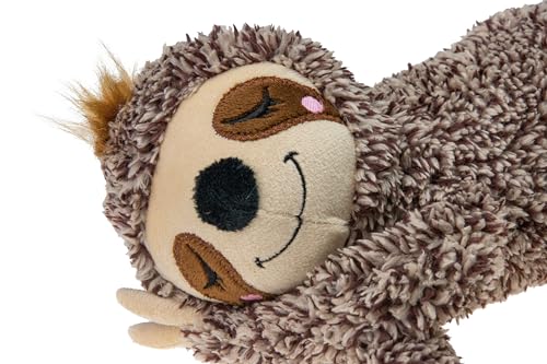 Karlie Faultier, Hundespielzeug, Plüsch, Braun, 35x11x9 cm