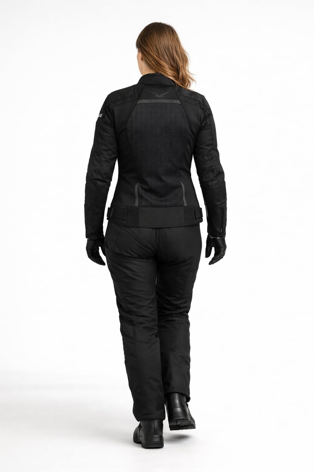 Motorradjacke Damen Sommer,Luftige Jacke mit Protektoren,Belüftete Damen Motorradjacke,Textiljacke Sommer mit Rückenprotekto