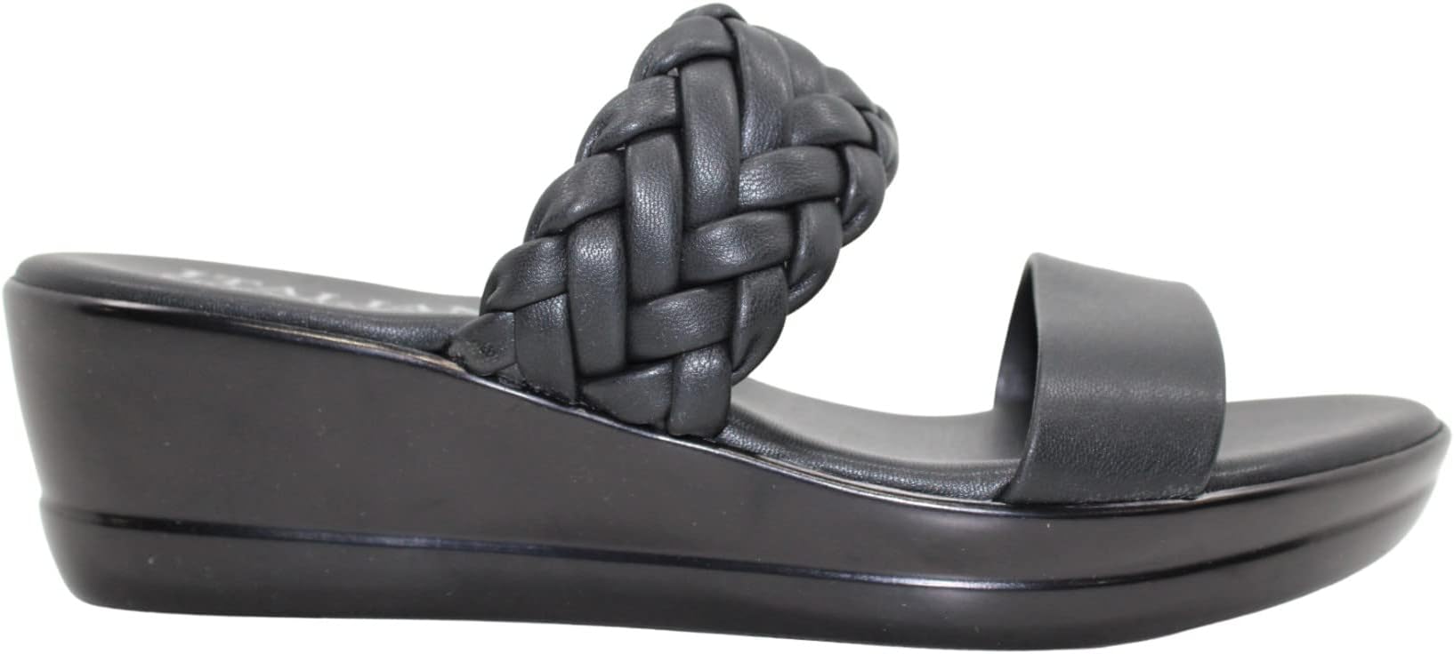 ITALIAN ShoemakersWomens Tulay Wedge Braided Comfort Sandal for Women