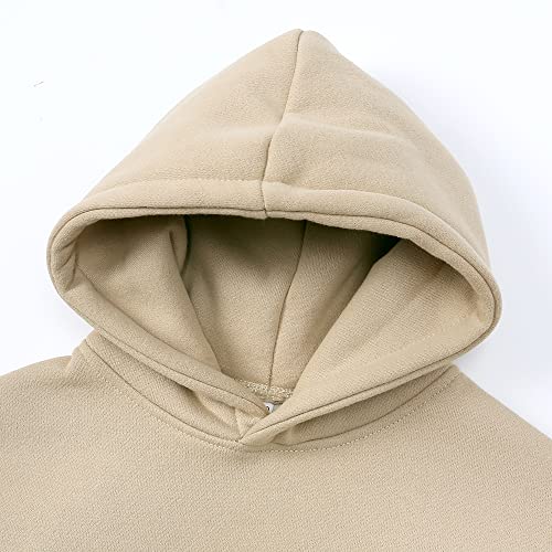 Image of MYGBCPJS Youth 2PCS Jogger Outfits Set Fleece Hooded + Sweatpants Boys Girls Athletic Sweatsuits Pullover Clothes