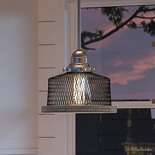 Urban Ambiance Luxury Vintage Pendant Light, Small Size: 7" H