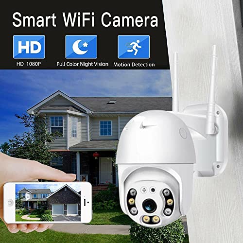 Image of TMY Full HD1080P Wi-Fi IP66 PTZ V380 PRO Camera Pan Tilt Surveillance Camera, Two Way Audio /Motion Detection /Best Night Vision /Waterproof CCTV Camera (TMY33)