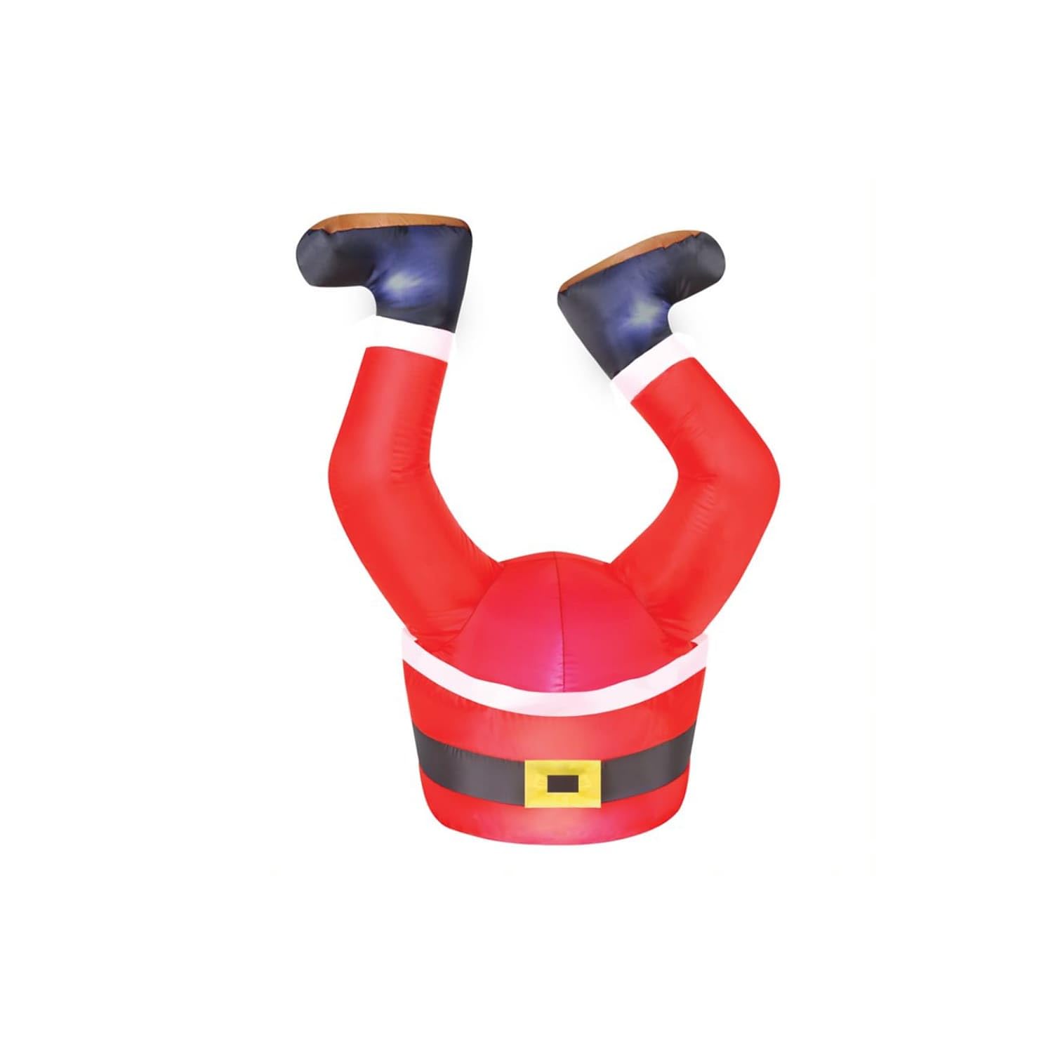 HOLIDAY TIME Inflatable Santa Legs - 3.5 Ft Tall - Lights Up & Self Inflates in Seconds!