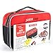 Justin Case Travel Pro Emergency Roadside Kit - Compact Car Safety Set with Jumper Cables, Tow Strap, Flashlight, Gloves, First Aid Kit & 1-Year Free Roadside Assistance