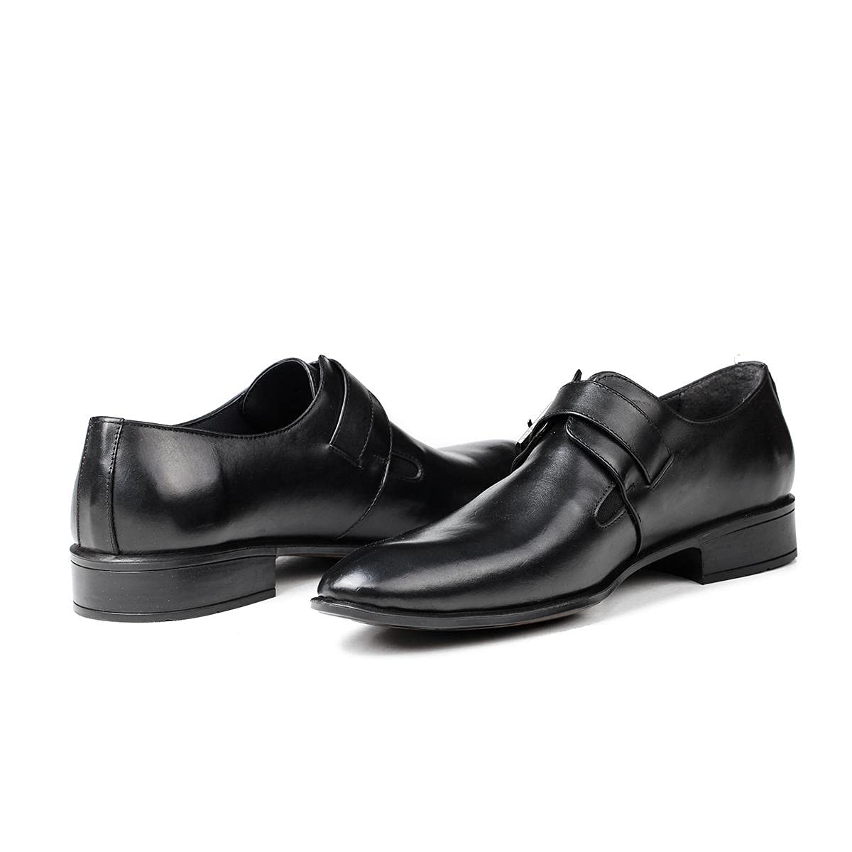 Ducavelli Sharp Echtleder Herren Klassische Schuhe Monkstrap