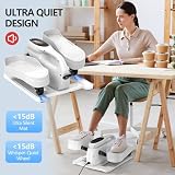 Under Desk Elliptical Machine 12 Speeds Electric Leg Exerciser as Seen on TV for Seniors Quiet Portable Seated Foot Pedal Exerciser for Home Office Use
