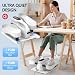 Under Desk Elliptical Machine 12 Speeds Electric Leg Exerciser as Seen on TV for Seniors Quiet Portable Seated Foot Pedal Exerciser for Home Office Use