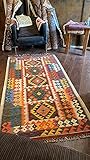 Alfombra tradicional afgana Kilim tejida a mano de lana oriental Kilim