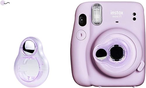 Miniatura 6 de Lente selfie de primer plano, multicolor gelatina, transparente, espejo para selfie, compatible con Fujifilm Instax Mini 11 Instant Camera-TR