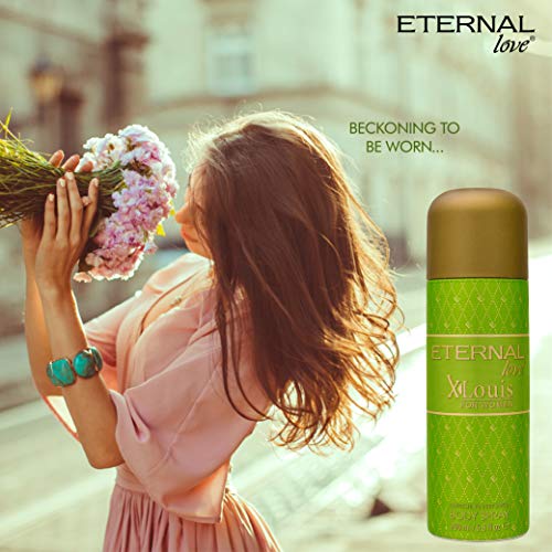 Image of Eternal Love Eau De Parfum X-Louis For Women 100ml & Refreshing Perfumed Body Spray X-Louis For Women 200ml | Combo Set of Perfume & Deodorant Spray