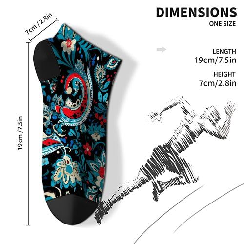 Folklore Paisley 982572387 Low Cut Socks For Son4