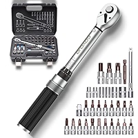 Precision Torque Wrench 1/4" Drive, 2-24 N.m (1.5-17.7 Ft-lbs) – For Bikes, Motorcycles, Cars & DIY